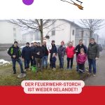 29.11.2025 Feuerwehrstorch gelandet